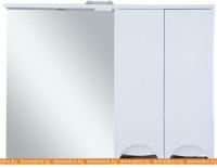 Шкаф с зеркалом Misty Куба 105 (правый) П-Куб-01105-011П картинка