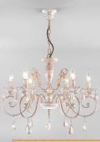 Подвесная люстра Евросвет 10009/6 (золото с белым) картинка