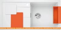 Кухонная мойка Blanco Sity XL 6 S (белый/апельсин) 525059 картинка