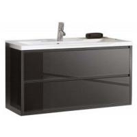 Тумба под умывальник Акватон Римини 100 черный глянец картинка