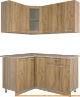 Кухня Интерлиния Мила 12x15 (дуб золотой) картинка