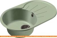 Кухонная мойка GranFest GF-R750L (салатовый) картинка
