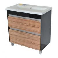 Тумба под умывальник АВН Домино 80 57.04 106 с ящиками картинка