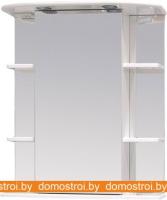 Шкаф с зеркалом Onika Глория 65.02 левый (белый) 206506 картинка