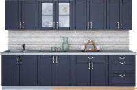 Кухня Интерлиния Мила Крафт 3.0Б (дуб королевский) картинка