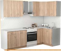 Кухня S-Company Клео лайт 1.2x2.0 правая (дуб сонома/дуб сонома) картинка