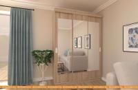 Шкаф-купе ЭлиГард Лагуна ШЛ-05.3 (дуб сонома) картинка