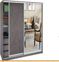 Шкаф-купе Кортекс-мебель Сенатор ШК11 Классика ДСП с зеркалом (береза) картинка