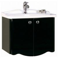 Тумба под умывальник Акватон Венеция 75 черная картинка