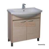 Тумба Aquanet Донна 80 с умывальником Эльбрус Светлый дуб картинка