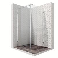 Душевое ограждение Ambassador Abner 10011101L 90*90*200 см картинка