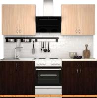 Кухня S-Company Клео лайт 1.6 (венге/дуб молочный) картинка