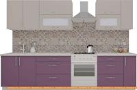 Кухня ВерсоМебель ВерсоЛайн 6-2.5 (кашемир/виола) картинка