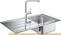 Кухонная мойка Grohe K500 + Grohe Minta 31573SD0 картинка