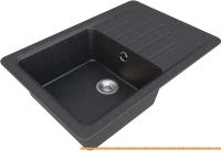 Кухонная мойка Гамма Гранит Granite-06 (черный) картинка