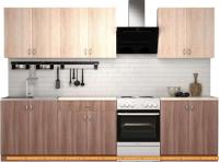 Кухня S-Company Клео лайт 2.4 (ясень шимо темный/ясень шимо светлый) картинка