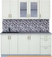 Кухня Интерлиния Мила Крафт 1.8А (дуб снежный) картинка