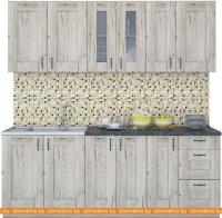 Кухня Интерлиния Мила Хольц 21 (дуб серый) картинка