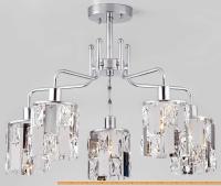 Потолочная люстра Евросвет Scoppio 10101/5 (хром/прозрачный хрусталь) картинка