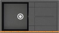 Кухонная мойка MARRBAXX Модель 17 (черный Q4) картинка