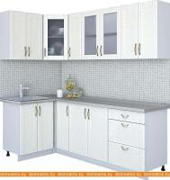 Кухня Интерлиния Мила Крафт 1.2x2.3 (дуб полярный) картинка