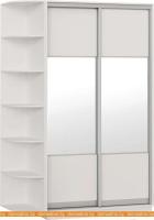 Шкаф-купе Империал Тетрис КК 120x220 (белый жемчуг) картинка