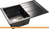 Кухонная мойка GranFest Quadro GF-Q780L (черный) картинка