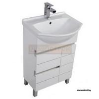 Тумба Aquanet Доминика 55 белая картинка