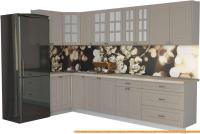 Кухня Интерлиния Мила Деко 1.2x3.2 (луна/травертин серый) картинка