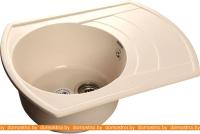 Кухонная мойка GranFest GF-R650L (белый) картинка