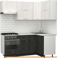 Кухня S-Company Клео крафт 1.2x1.9 правая (север дер. темное/север дер. светлое) картинка