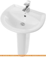 Умывальник Sanita Luxe Аттика 48 ATC46SAWB01+ATCSAPD01 картинка