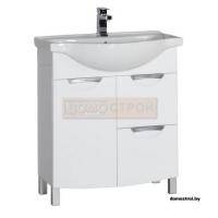 Тумба Aquanet Асти 75 белая картинка