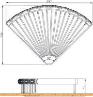 Полка ZorG AZR U-2 BR картинка