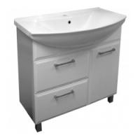 Тумба под умывальник АВН Камиа 85 69.03 с ящиками и корзиной картинка