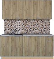 Кухня Интерлиния Мила Лайт 1.9 (дуб золотой) картинка