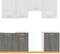 Кухня ВерсоМебель Эко-5 2.2 (север. дерево светлое/север. дерево темное) картинка