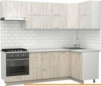 Кухня S-Company Клео крафт 1.2x2.4 правая (сосна лофт кремовая/сосна лофт белая) картинка