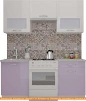 Кухня ВерсоМебель ЭкоЛайт-5 1.7 (белый/вереск) картинка
