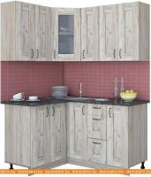 Кухня Интерлиния Мила Хольц 12x15 (дуб серый) картинка