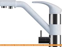 Смеситель Tolero Дуо №001 (серый металлик) картинка