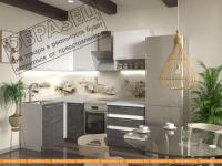 Кухня Иволанд Трейд Небесная светлая 170-220-120 левая (небесный/светлое дерево) картинка