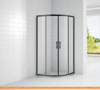 Душевой уголок Cezares ECO-O-R-2-100-C-NERO картинка