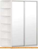 Шкаф-купе Империал Тетрис ЗЗ 140x240 (белый жемчуг) картинка