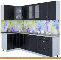 Кухня Интерлиния Мила Крафт 1.2x2.5 (дуб английский) картинка