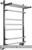 Полотенцесушитель Маргроид Вид 9/10 с полкой боковое подключение 80x50 картинка