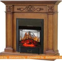 Комплект камина Smolcom Verona STD-ASP с Royal Flame Majestic FX M Black (дуб антик) картинка