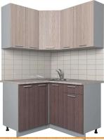 Кухня Интерлиния Мила Лайт 1.2x1.3 (ясень светлый/ясень темный) картинка