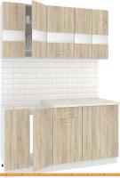 Кухня Кортекс-мебель Корнелия Экстра 1.5м (дуб сонома/марсель) картинка