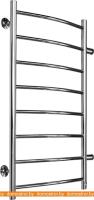 Полотенцесушитель Ростела Соната боковое подключение 1 8 перекладин 40x80 см картинка